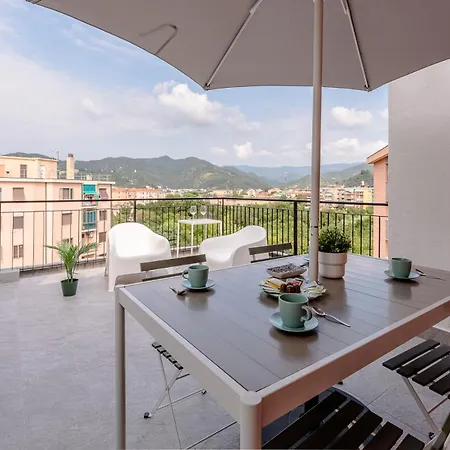 Penthouse Panoramic View - Sea 3min - Ac - Wifi * Albisola Superiore